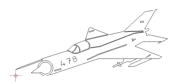 mig 21 dxf