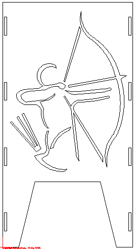 Feuerkorb Bogenschuetze