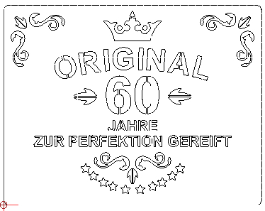 60 Jahre Schild