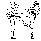 2male kickboxer