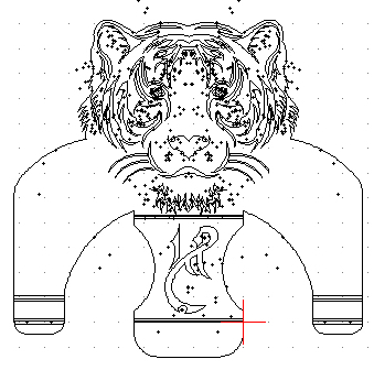 aufsteller tiger 140mm