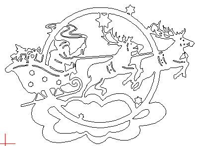 891 weihnachtsmann schlitten