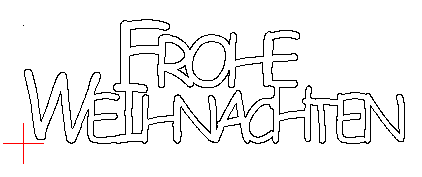 FROHEWEIHNACHTEN 350mm