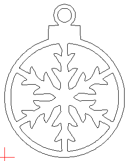 anhnger schneeflocke